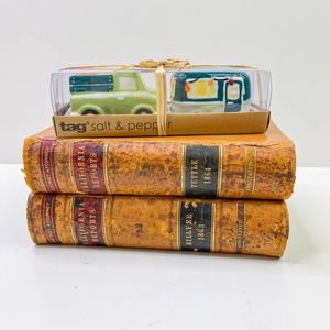 Salt & Pepper Shakers NIB Harvest Truck Fall